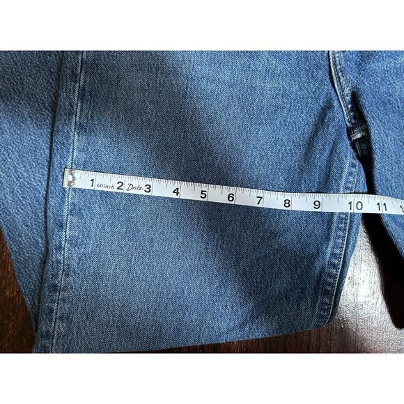 Reformation 90's Mom Jean High Rise Teton Wash Size 26 - Picture 8 of 10